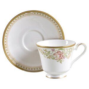 Brand New Royal Doulton China "Lichfield" Floral Teacup & Saucer